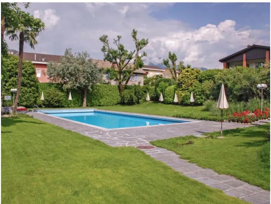 Ascona: Residenza Sabrina,App 2.5 Locali E Piscina Exterior photo